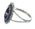 Genuine Sterling Silver Magenta Turquoise And Opal Ring Size 4-1/2 AX73541